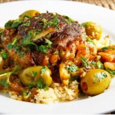Moroccan Chicken Tagine with Olives and Preserved Lemons