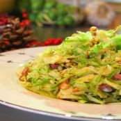 Brussels Sprouts with Smoked Ham and Pine Nuts | Food Network UK