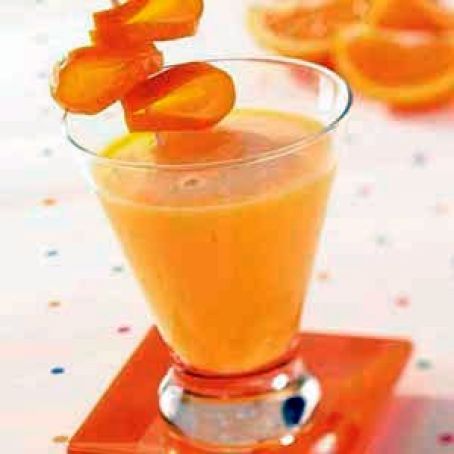 Frothy Orange Drink