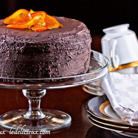 Chocolate Orange Layer Cake