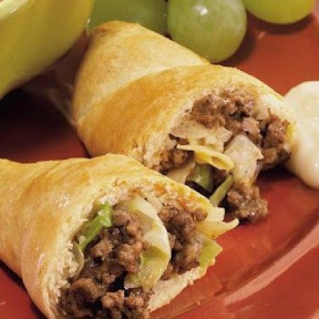 Crescent Cabbage and Beef Bundles