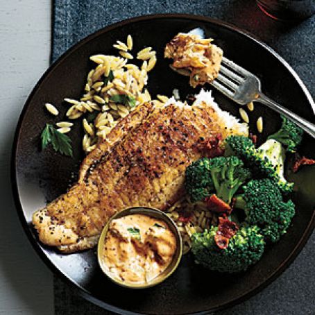 Sautéed Flounder and Spicy Rémoulade