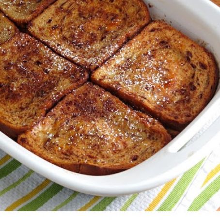 Easy (Healthy) Overnight French Toast Casserole
