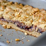 Peanut Butter & Jelly Bars | Full Fork Ahead
