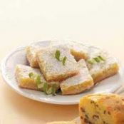 Lime coconut squares