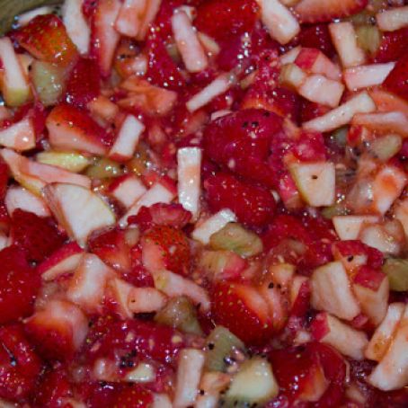 Fruit Salsa w/ Cinnamon Chips