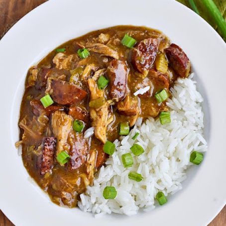Classic Chicken and Andouille Sausage Gumbo