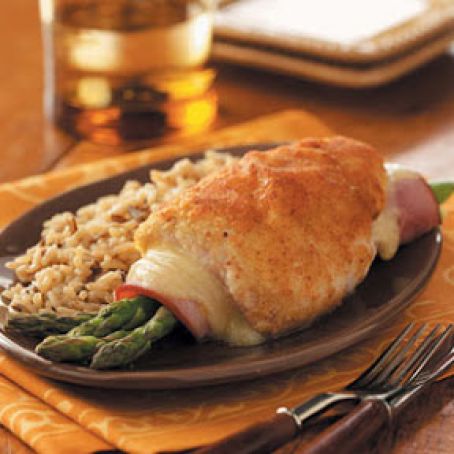 Asparagus-Stuffed Chicken Rolls Recipe
