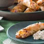 Buffalo Chicken Egg Roll Minis