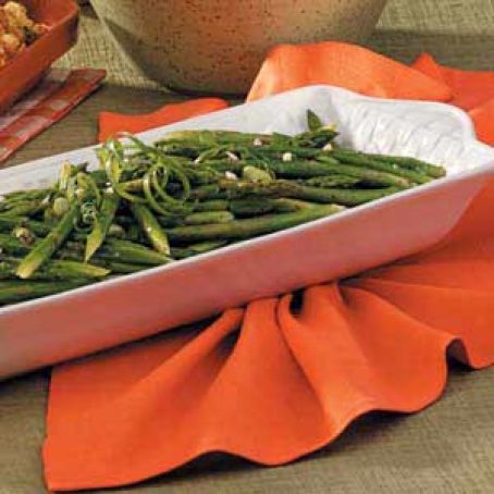 Sides (Marinated Asparagus Salad)