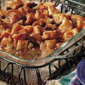 Bread Pudding with Warm Bourbon Sauce