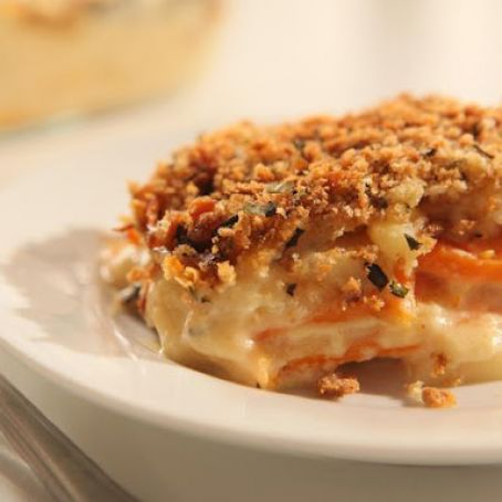 Root Vegetable Au Gratin