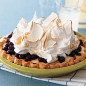 Lemon Meringue Blueberry Pie