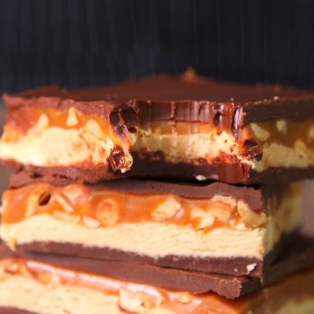 Homemade Snickers Bars