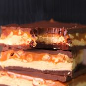 Homemade Snickers Bars