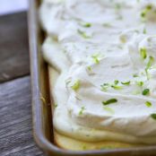 Key Lime Pie Sheet Cake