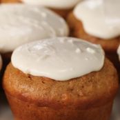 Healthier Carrot Cake Cupcakes