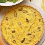 Quiche with Morels and Scallions