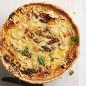 Spinach Pancetta Quiche