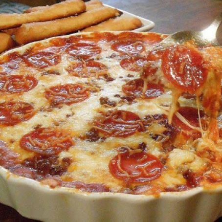 Pizza Dip, Four Layer