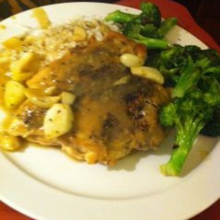 Chicken with 40 Cloves of Garlic