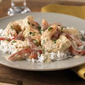 Creamy Pesto-Shrimp & Rice