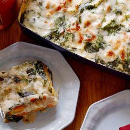 Butternut Squash and Spinach Lasagna