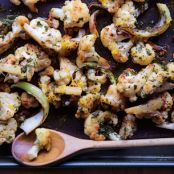 Roasted Cauliflower with Lemon-Parsley Dressing