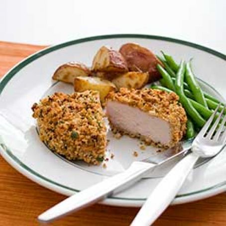 Crunchy Baked Bonless Pork Chops