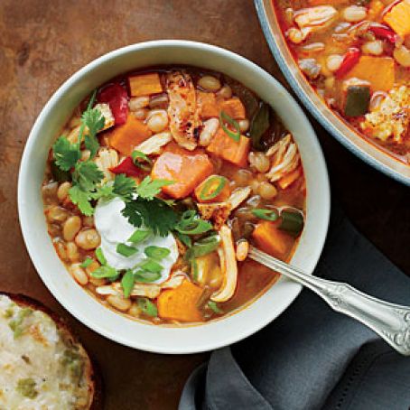 Tex-Mex Chicken Chili with Lime