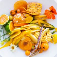 Yellow Salad with Citrus-Date Vinaigrette
