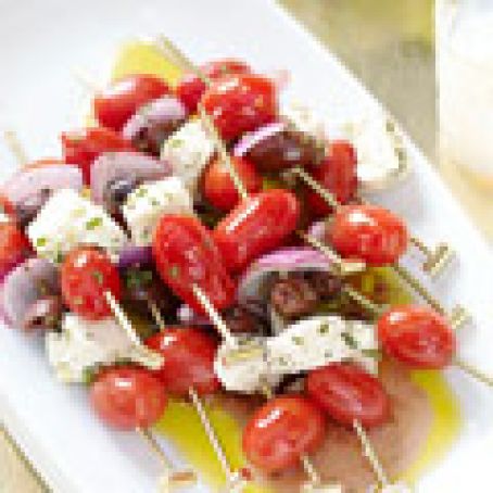 Skewered Greek Salad