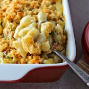 Lighter Cheesy Tuna Noodle Casserole