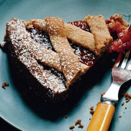 APRICOT ALMOND LINZERTORTE