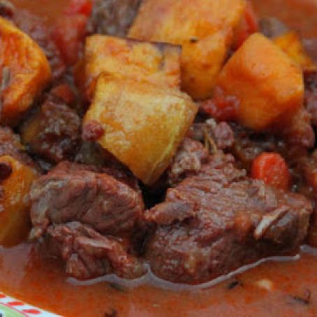 Beef Stew with Bacon and Butternut Squash