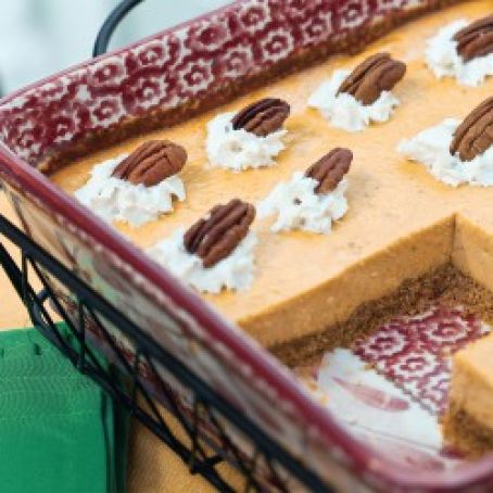 Pumpkin Cheesecake Bars