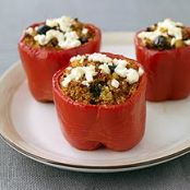 Stuffed Peppers with Mediterranean-Spiced Quinoa