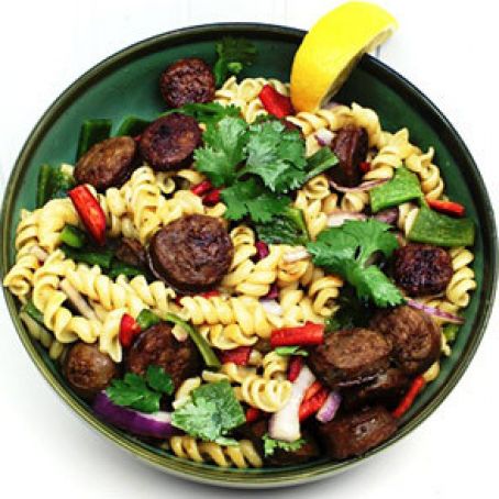 Fire Roasted Poblano Rotini with Sweet Sausage