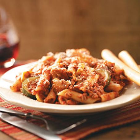 EGGPLANT ZUCCHINI BOLOGNESE