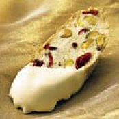 Holiday Biscotti with Cranberries and Pistachios