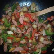 S.O.P.P. (Sausage, Onions, Potatoes & Peppers)