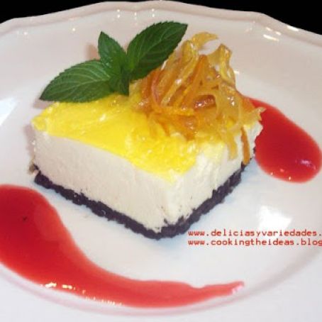 CHEESCAKE DE CHOCOLATE Y LIMON