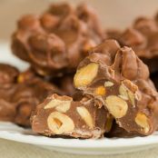 Slow Cooker Chocolate-Covered Peanut Clusters