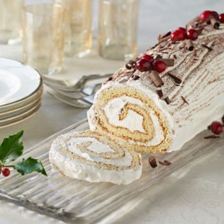 Maple Yule Log