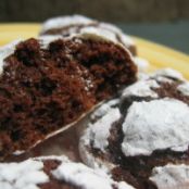 Chocolate Snowflake Cookies (Chocolate Crinkles / Crackles)
