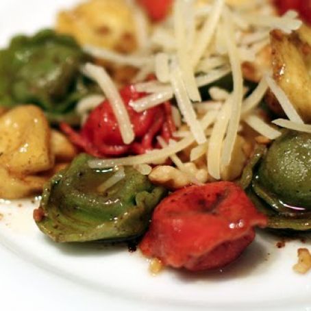 Tortellini with Balsamic Brown Butter