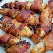 Easy Baked Sweet & Spicy Bacon Chicken