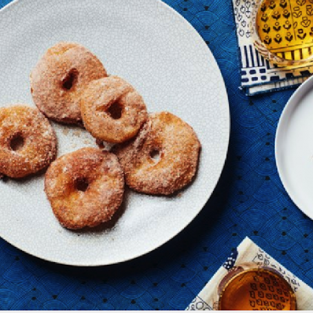 Apple Fritters with Spiced Sugar
