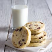 Hazelnut, Milk Chocolate, and Cherry Icebox Cookies