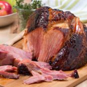 Brown Sugar Honey Bourbon Glazed Ham
